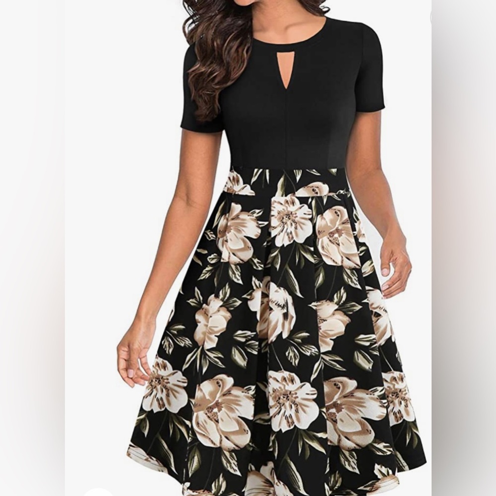 Very flattering Aline dress